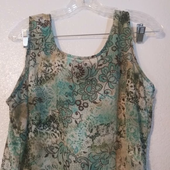 Lane Bryant women's size 14\16 multicolored blouse - Picture 3 of 10